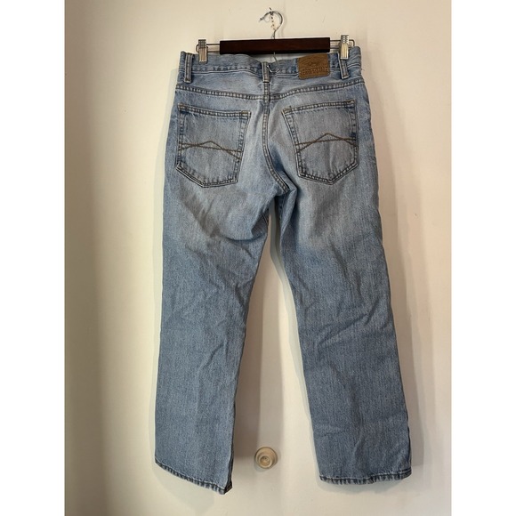 Vintage Y2k Aeropostale Benton Original Bootcut Jeans Light Wash Mens 28/28 - Picture 5 of 8